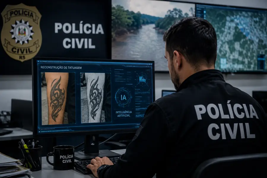 Polícia Civil usa inteligência artificial para identificar homem encontrado morto no Rio Paranhana