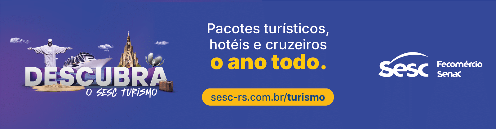 Banner SESC Pacotes Turísticos